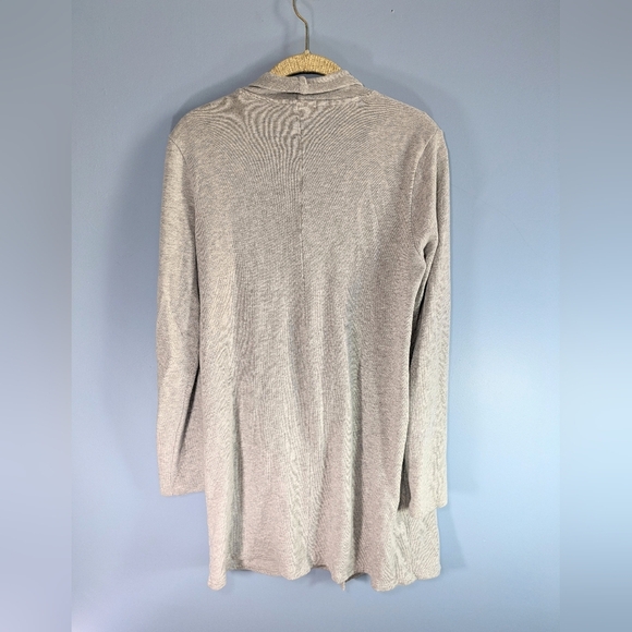 Pure Jill Gray 3 Way Draped/Open Cardigan Sweater - Picture 2 of 4